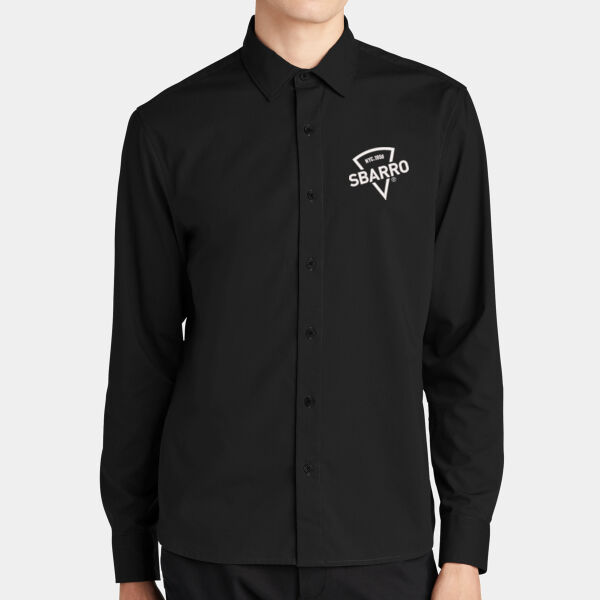 Sbarro - Long Sleeve Stretch Woven Shirt Thumbnail